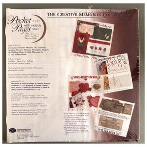 Creative Memories 12X12 Pocket Pages Write In Space RCM-12P SEALED NEW